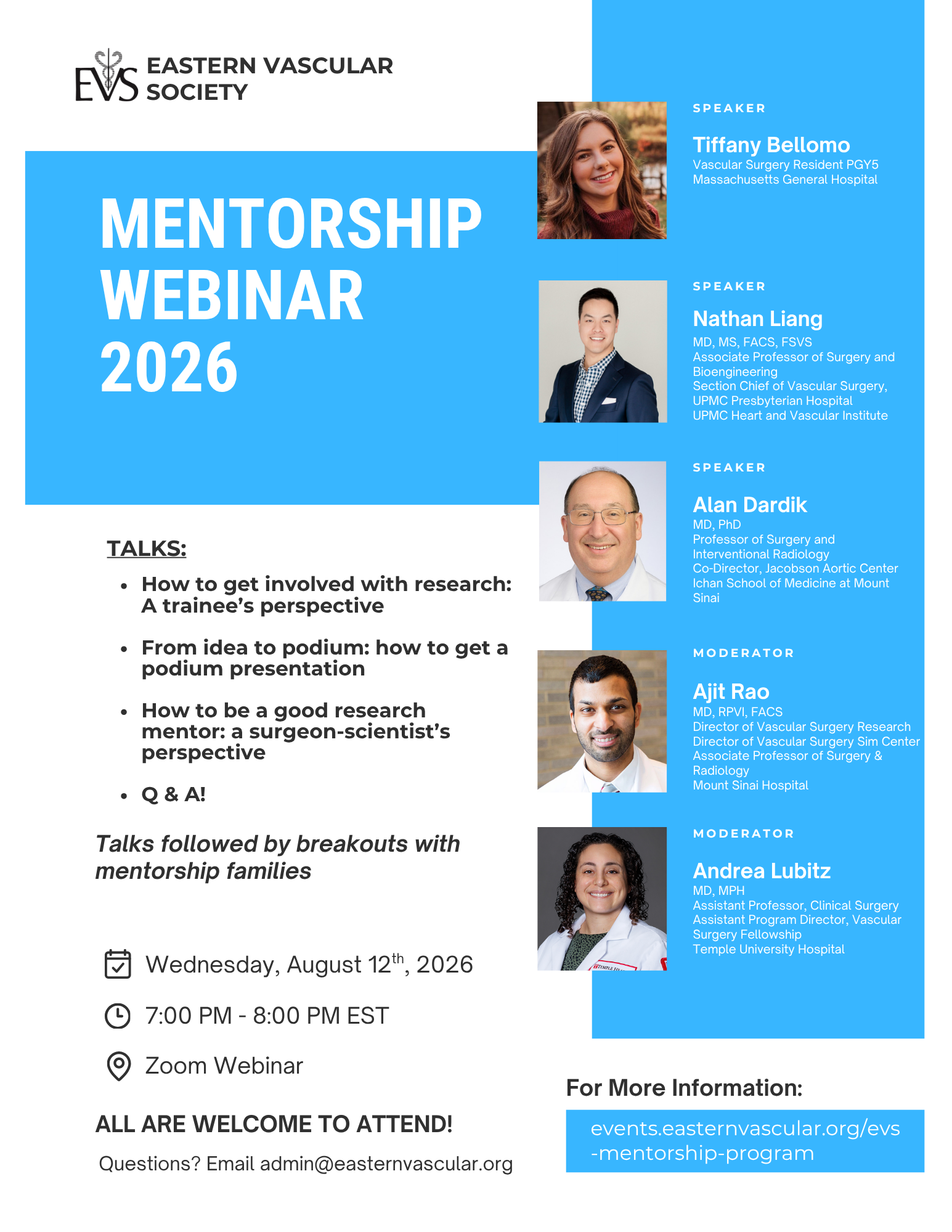 Aug 12 Mentorship Webinar Aug 12 Mentorship Webinar